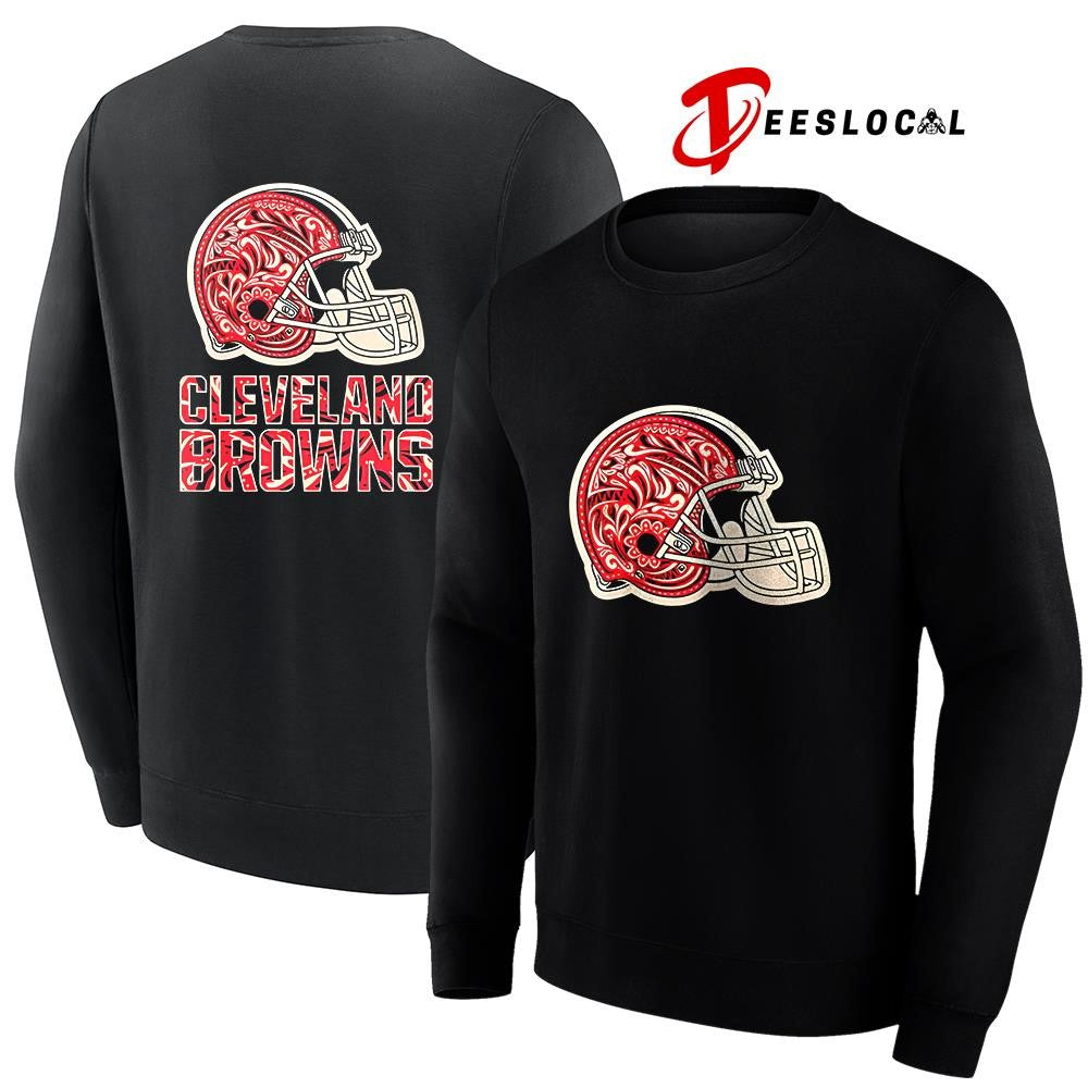 Cleveland Browns Latino Heritage month logo helmet shirt
