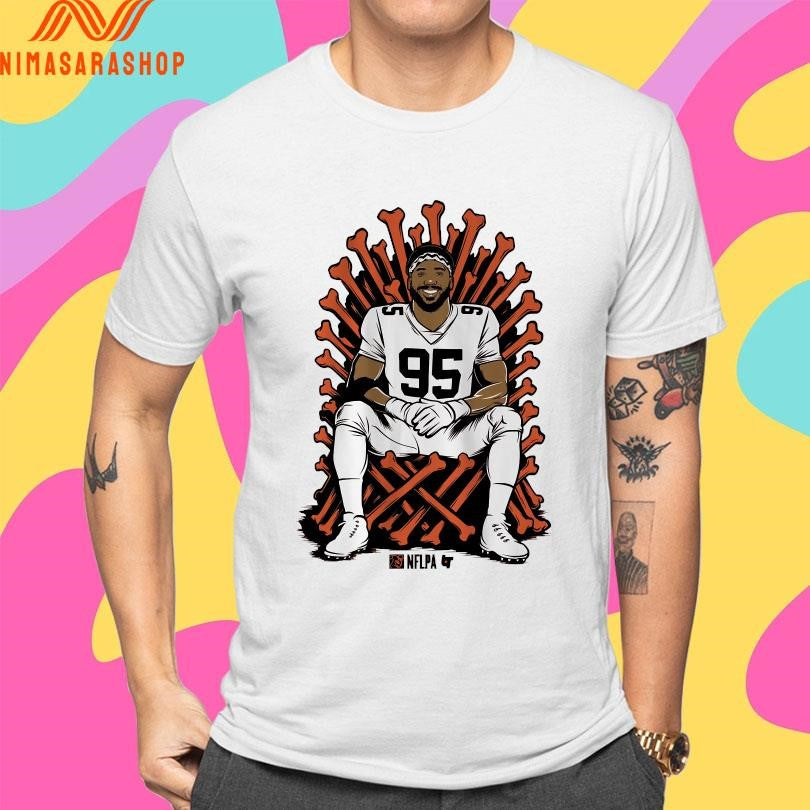 Cleveland Browns Myles Garrett Single-Season Sack King Shirts