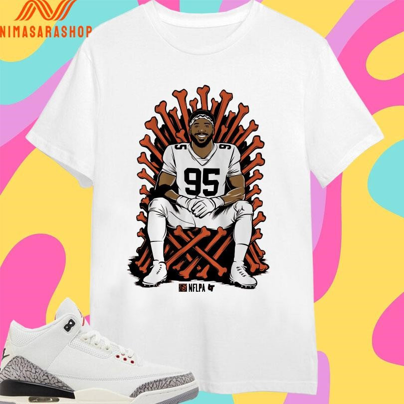 Cleveland Browns Myles Garrett Single-Season Sack King Shirts