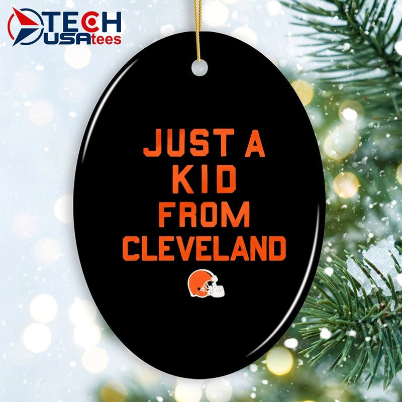 Cleveland Browns just a kid from Cleveland shirt