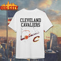 Cleveland Cavaliers White Glass Shattered Shirt
