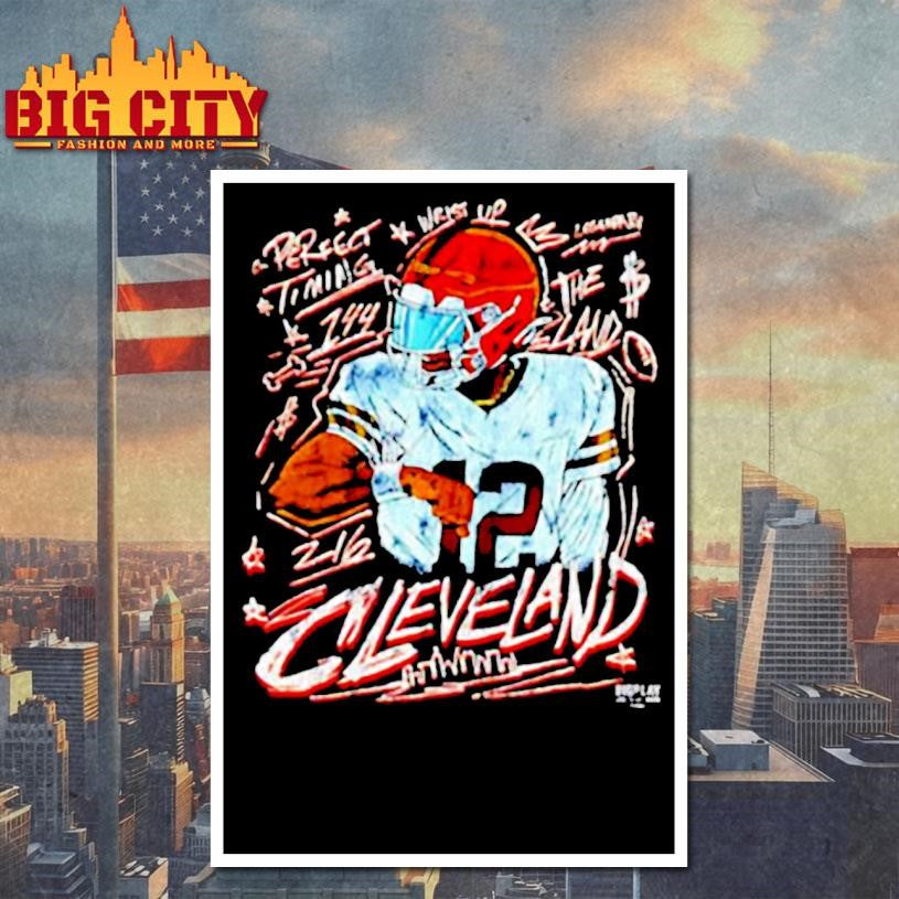 Cleveland Football Perfect Timing player vintage shirt