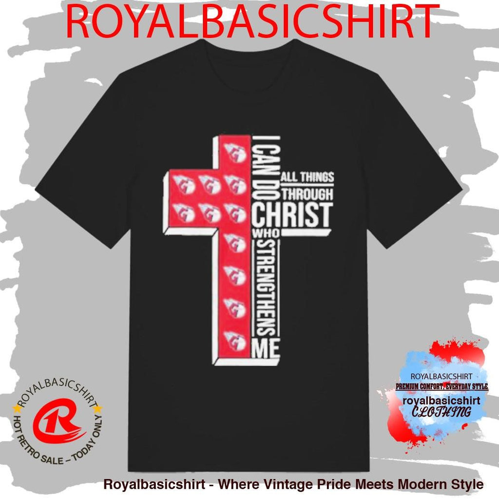 Cleveland Guardians Baseball Cross I Can Do All Things Through Christ Shirt