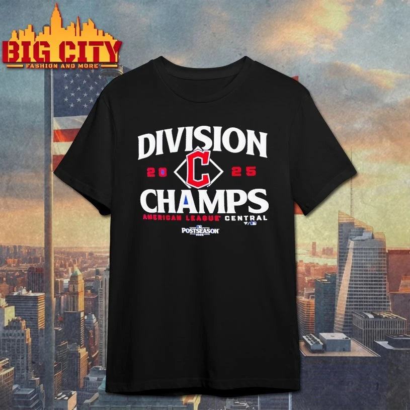 Cleveland Guardians Division 2025 Champs American League Central shirt