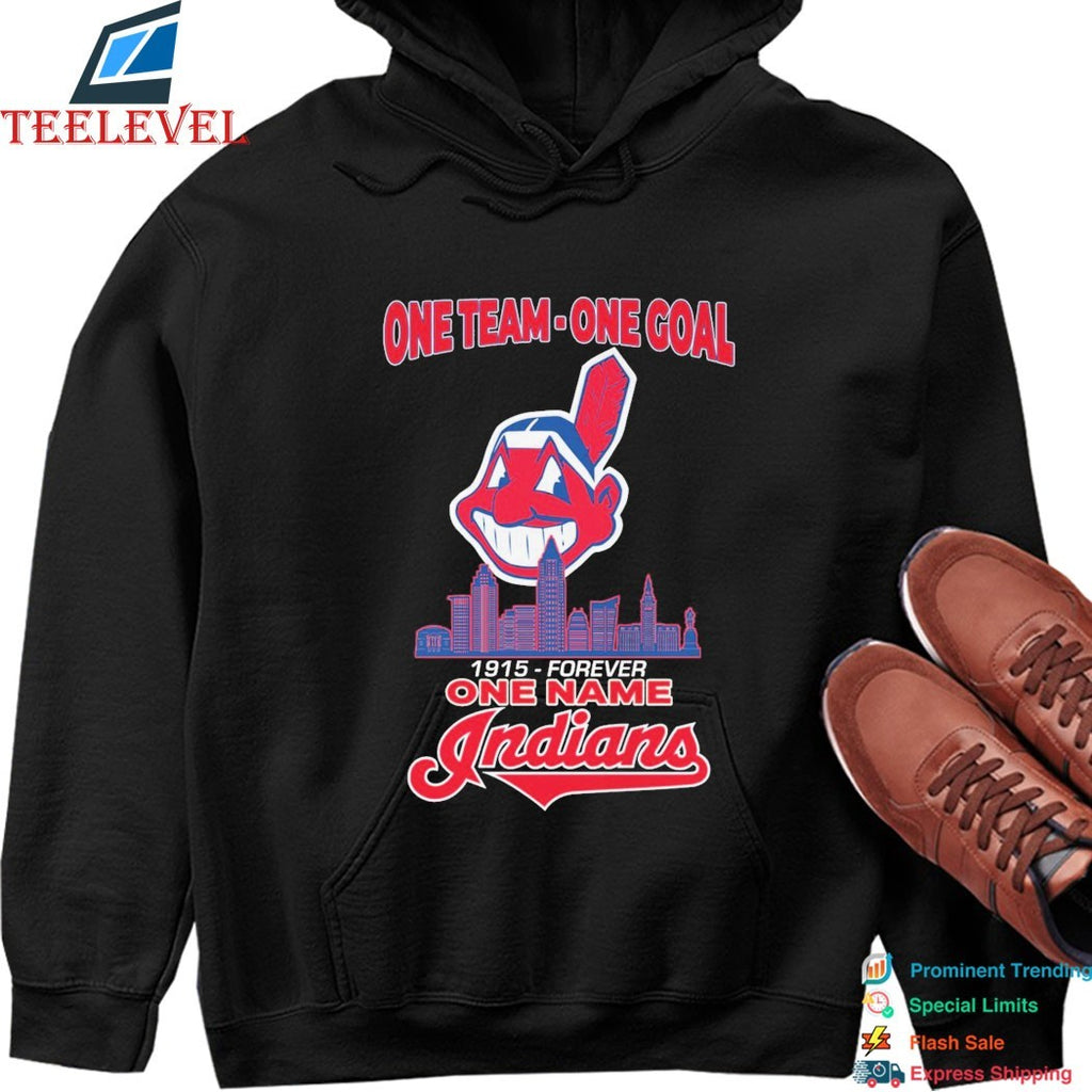 Cleveland Guardians Indians One Team One Goal 1915 Forever One Name T-shirts