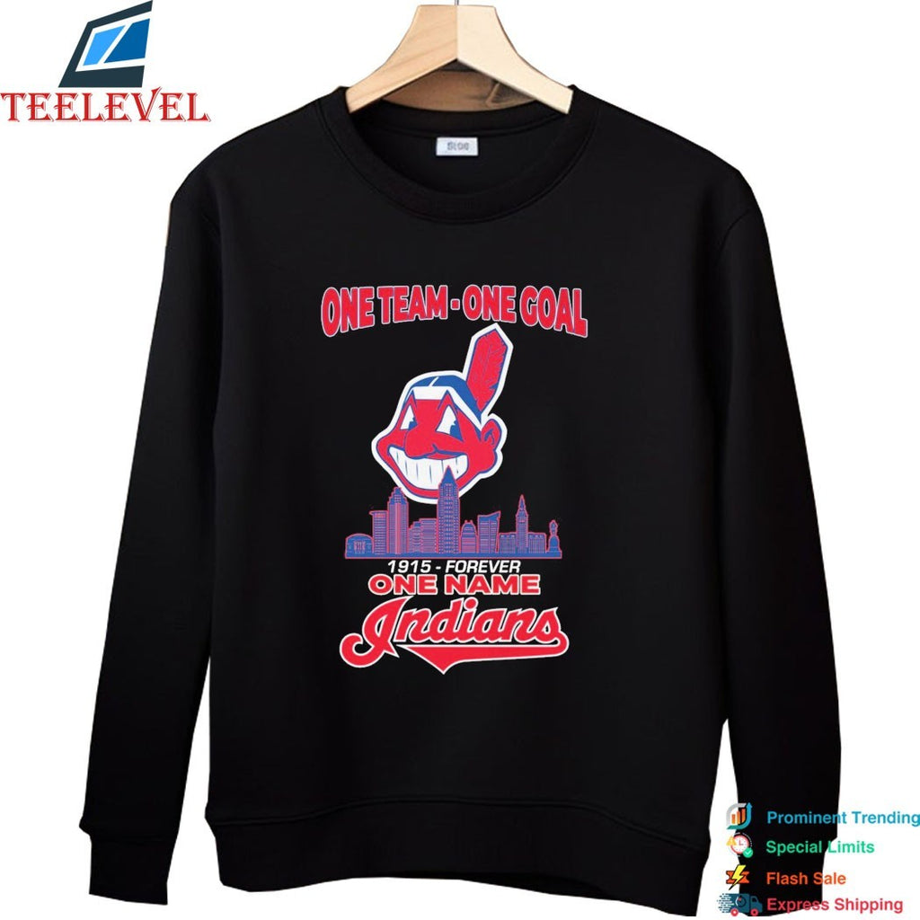 Cleveland Guardians Indians One Team One Goal 1915 Forever One Name T-shirts