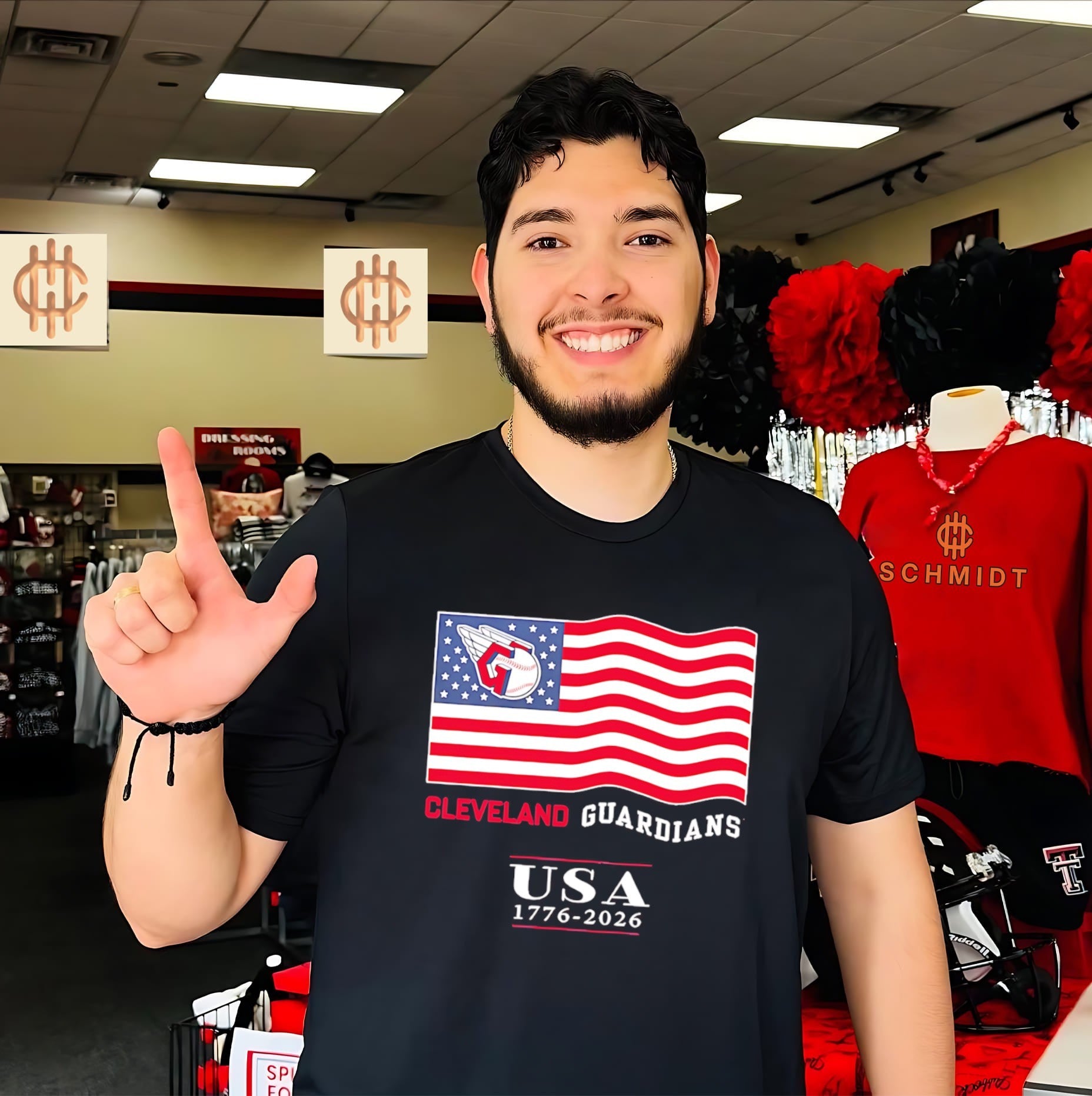 Cleveland Guardians USA 1776-2026 Independence Day shirt