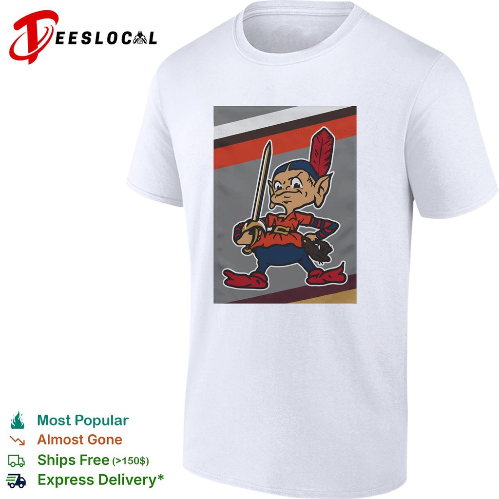 Cleveland Guardians sword warrior mascot vintage cartoon art shirt