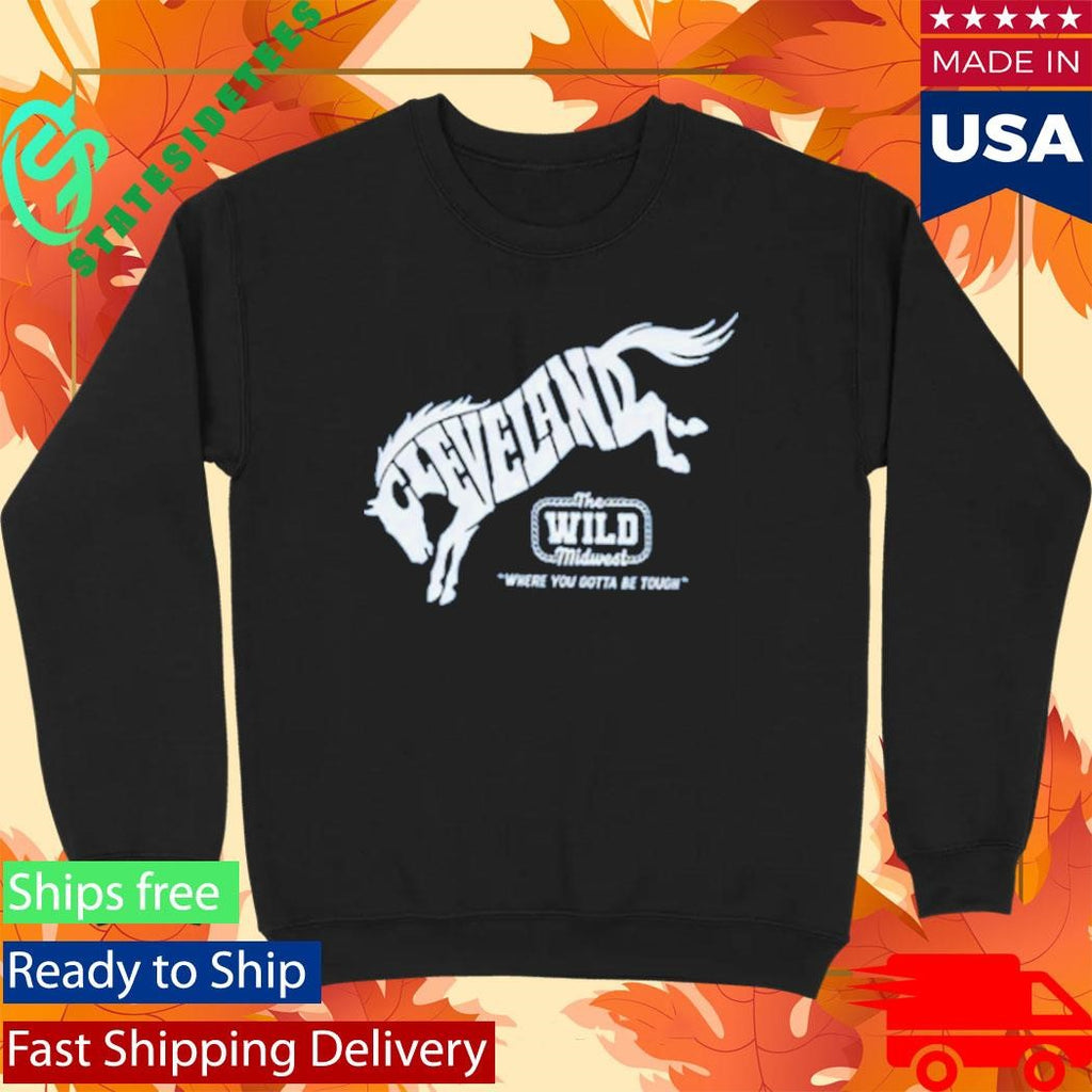 Cleveland Wild Midwest Bronco Crew T-Shirt
