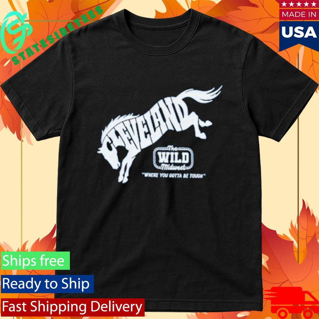 Cleveland Wild Midwest Bronco Crew T-Shirt
