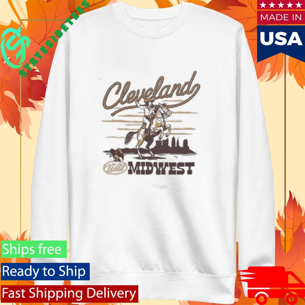 Cleveland Wild Midwest Cowgirl Crew T-Shirt