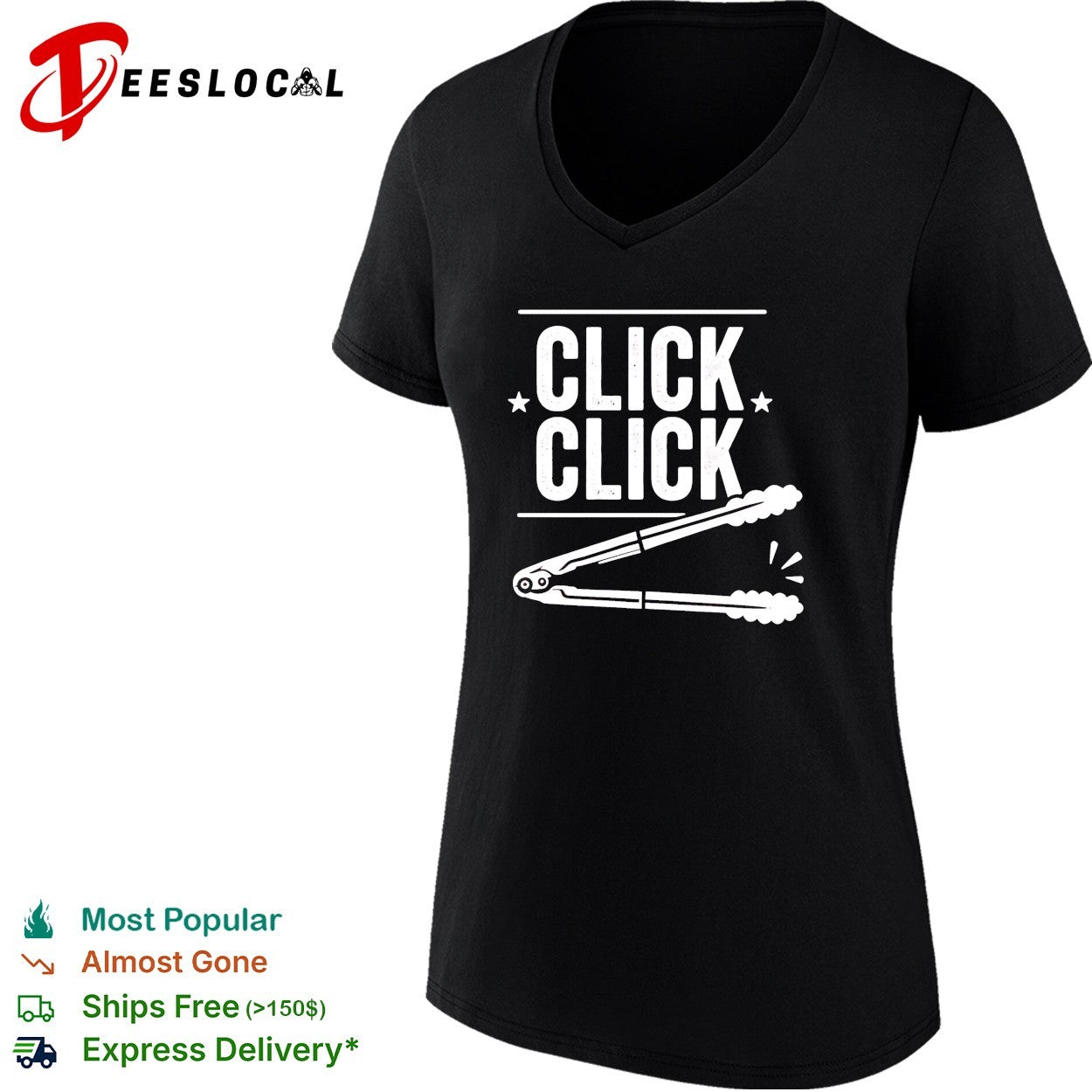 Click Click Barbecue Tongs Meme shirt