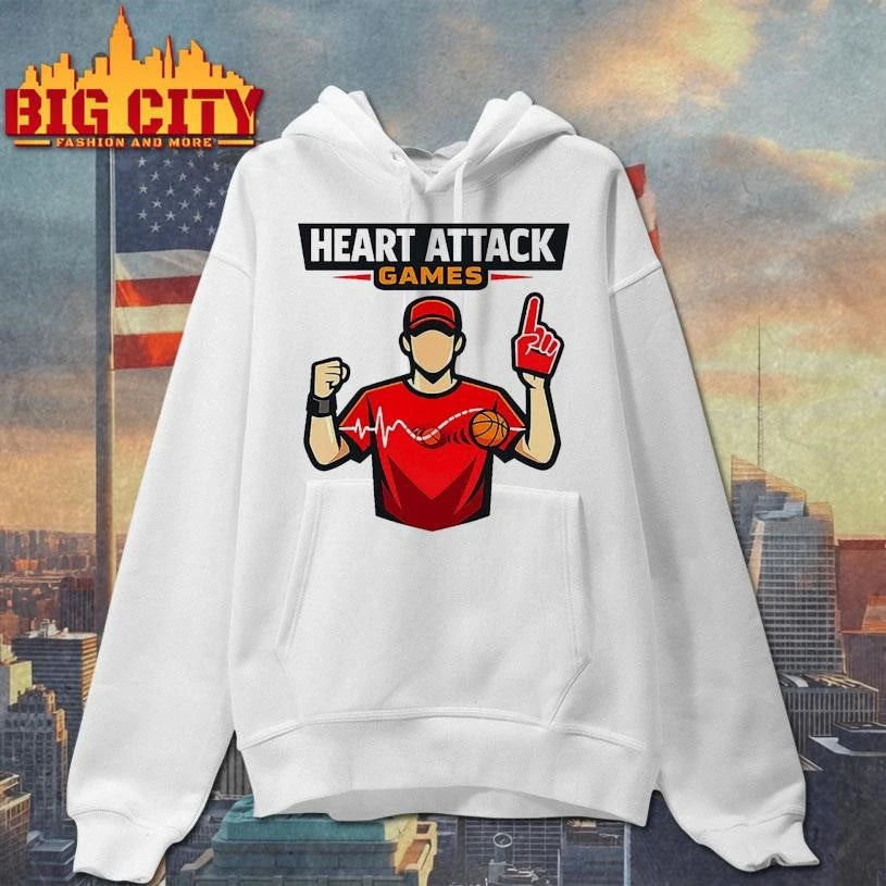 Close Basketball Games Are Bad For My Heart Basketball Graphic Shirt
