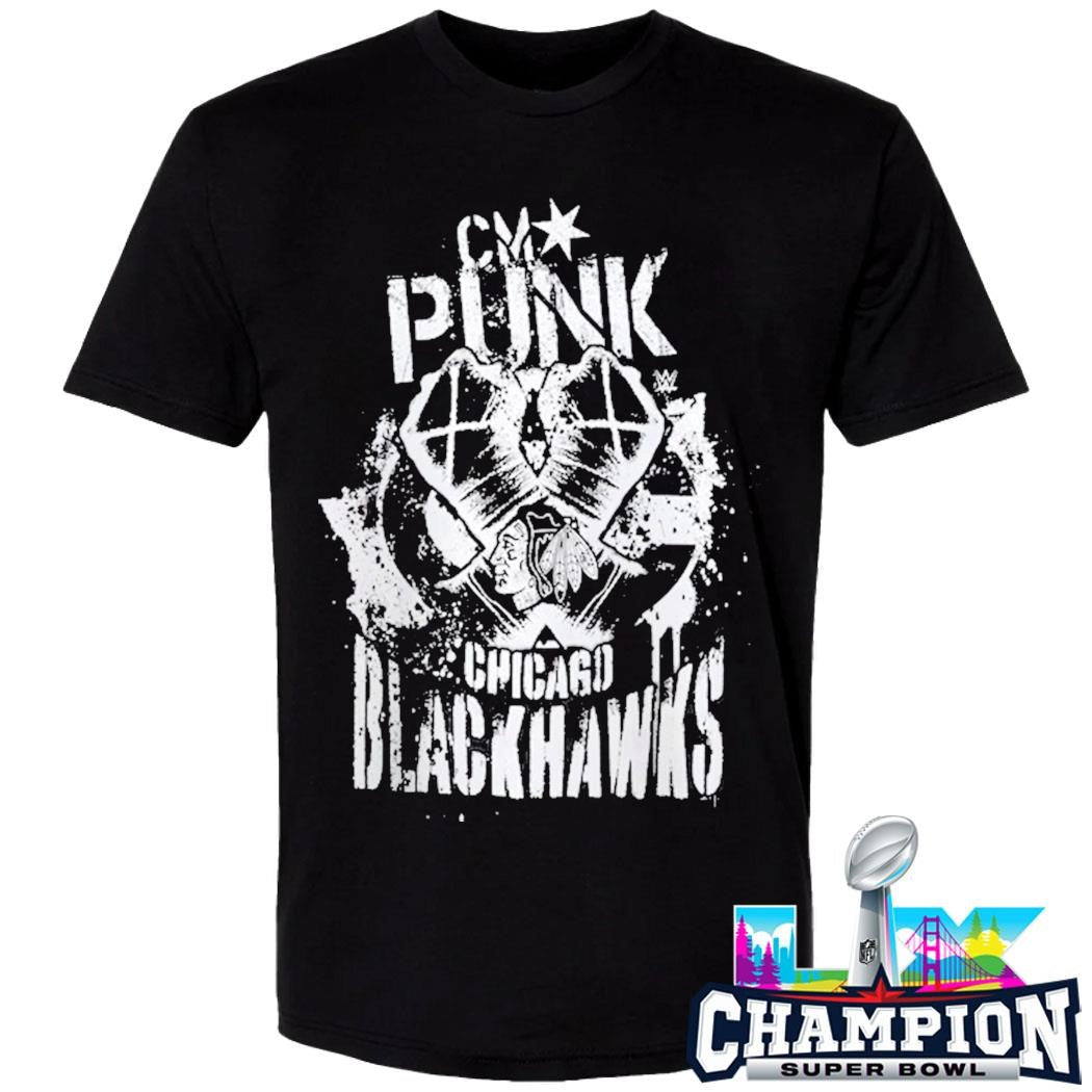 Cm Punk Chicago Blackhawks Shirt