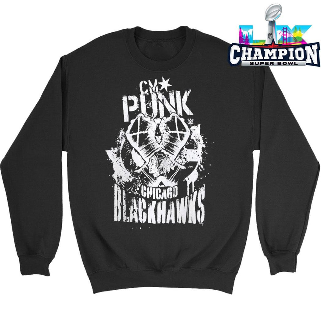 Cm Punk Chicago Blackhawks Shirt