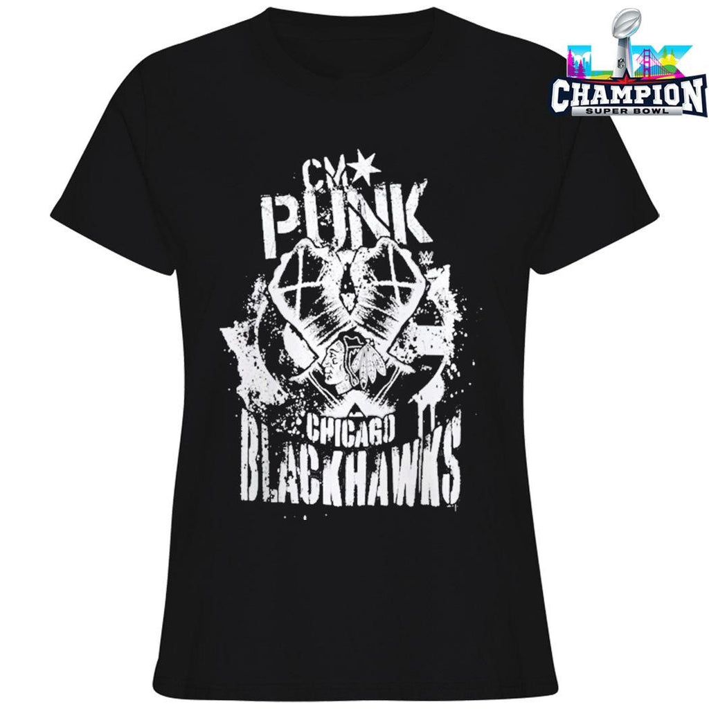Cm Punk Chicago Blackhawks Shirt