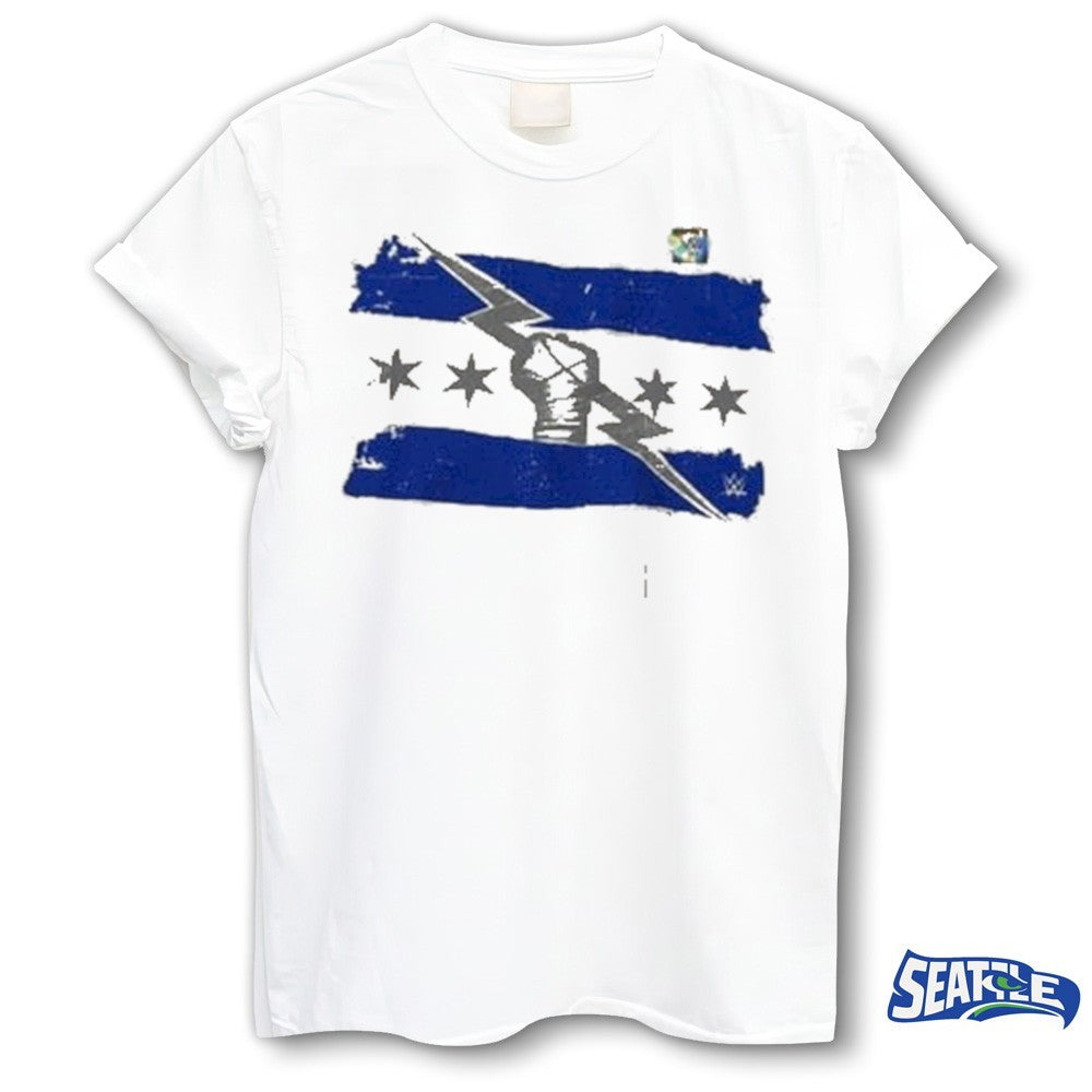 Cm Punk With An Inspired Israel Shirt