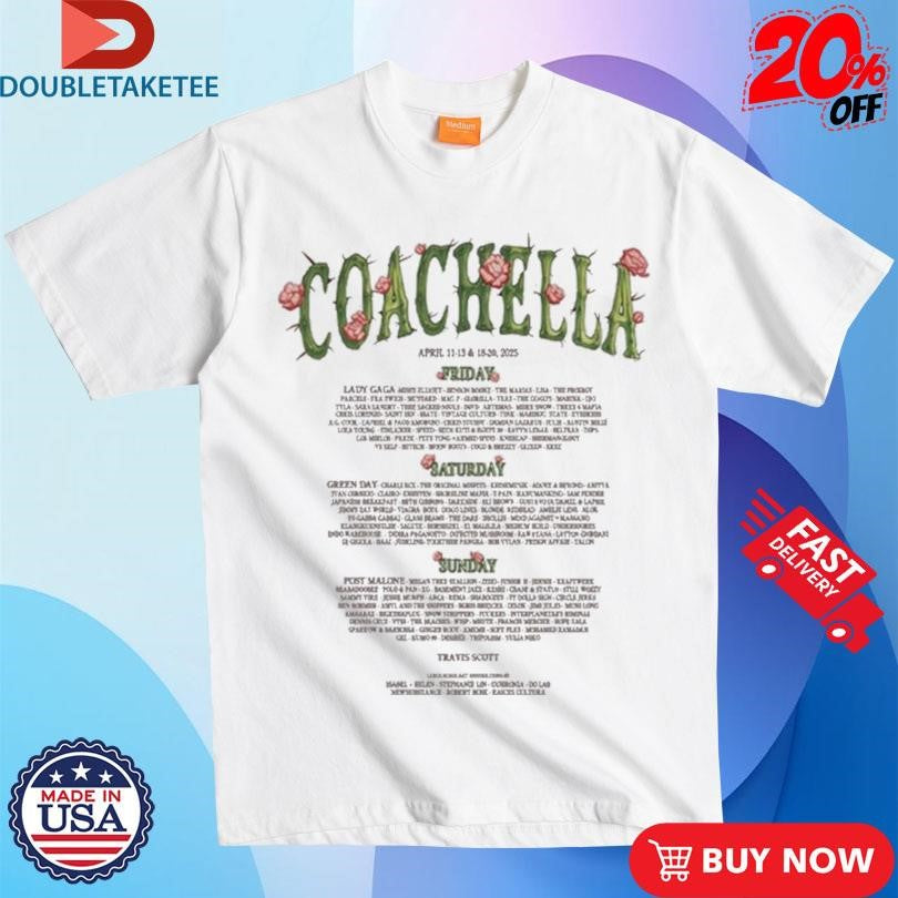 Coachella Cactus Flower 2025 Shirts