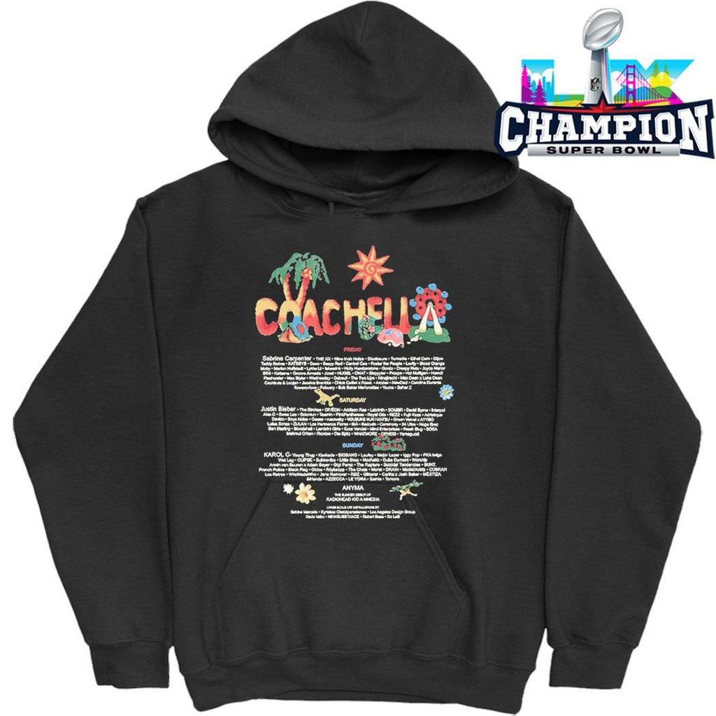 Coachella Felt Cute 2026 Lineup Shirt