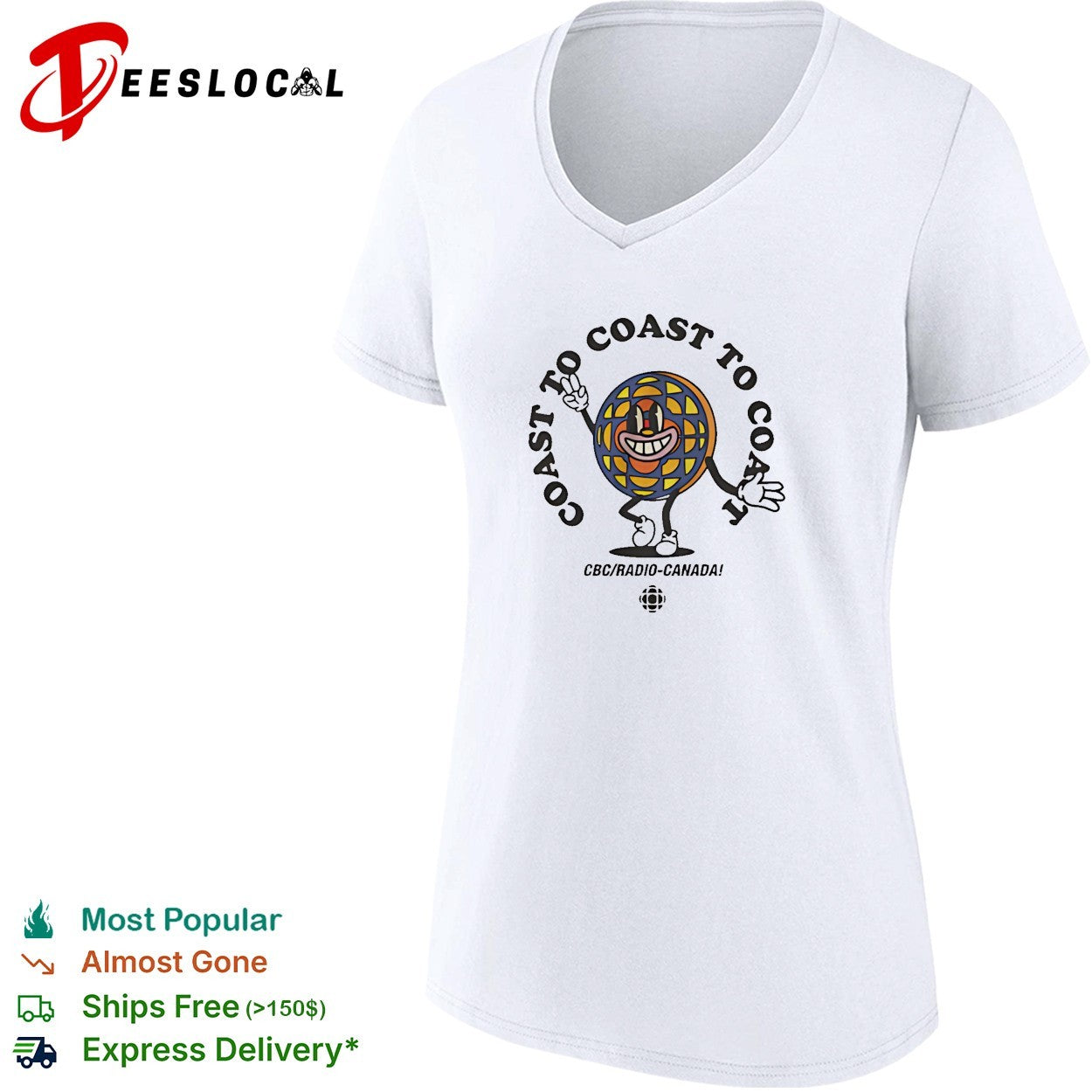 Coast to coast to coast CBC Radio Canada shirt