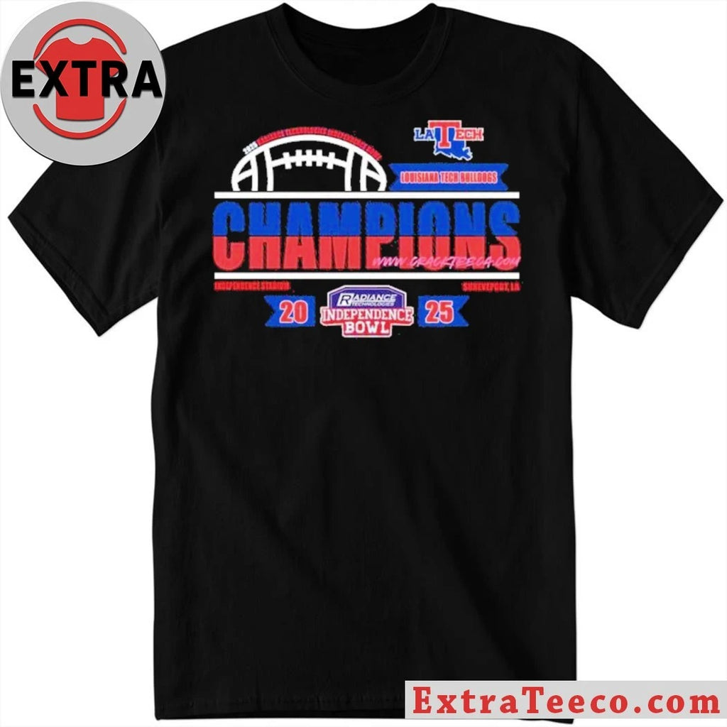 Coastal Carolina Chanticleers 2025 Radiance Technologies Independence Bowl Champions Logo T-Shirt