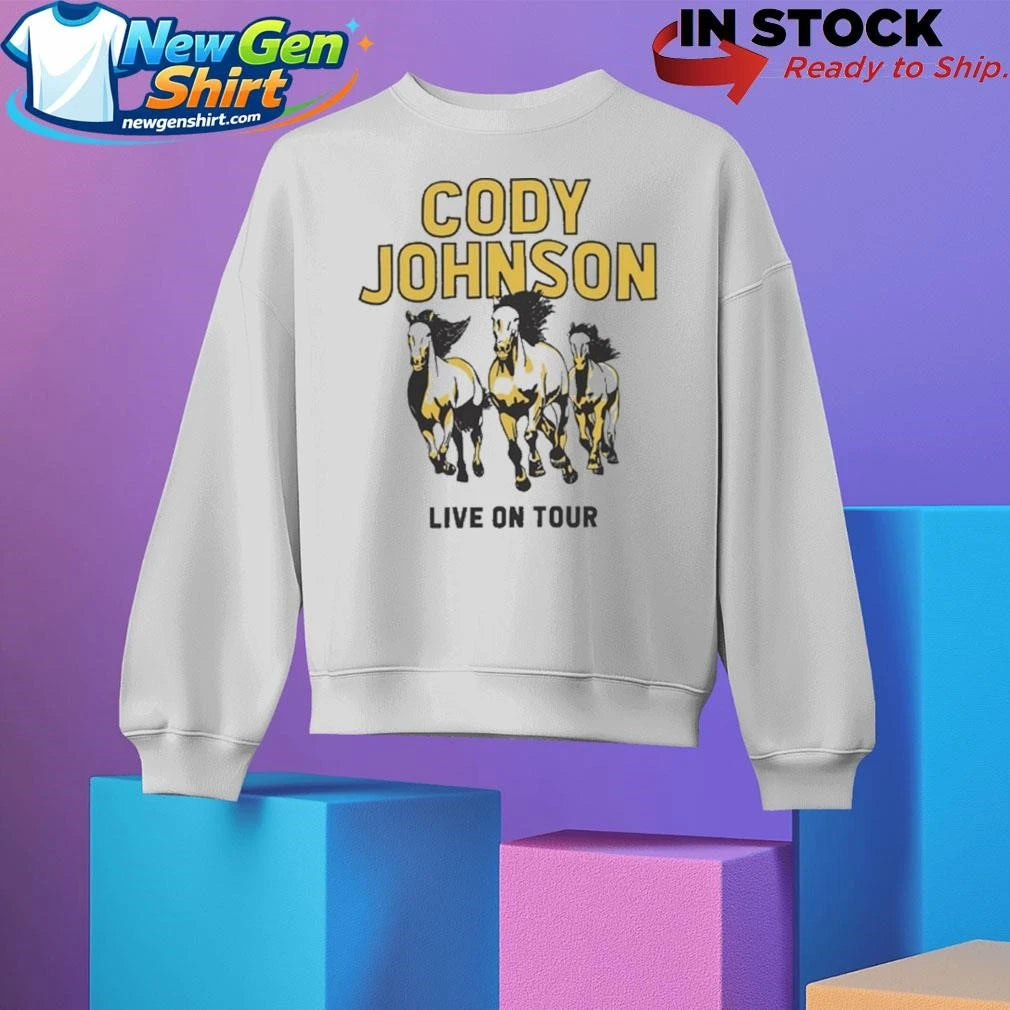 Cody Johnson Horses 2026 Tour Shirt