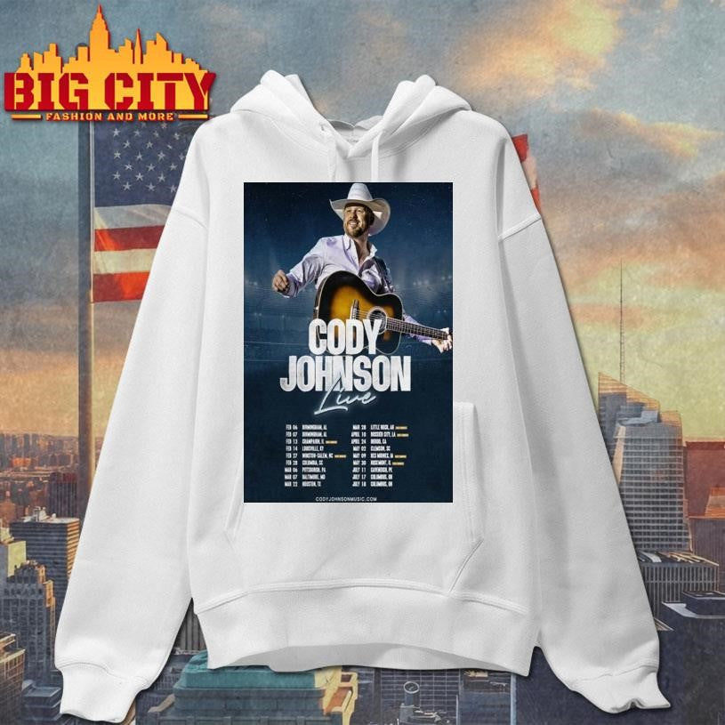 Cody Johnson Live Tour 2026 Poster Shirt