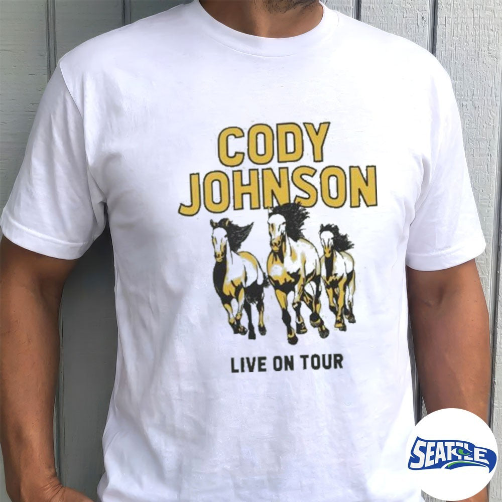 Cody Johnson Merch Horses 2026 Tour shirt