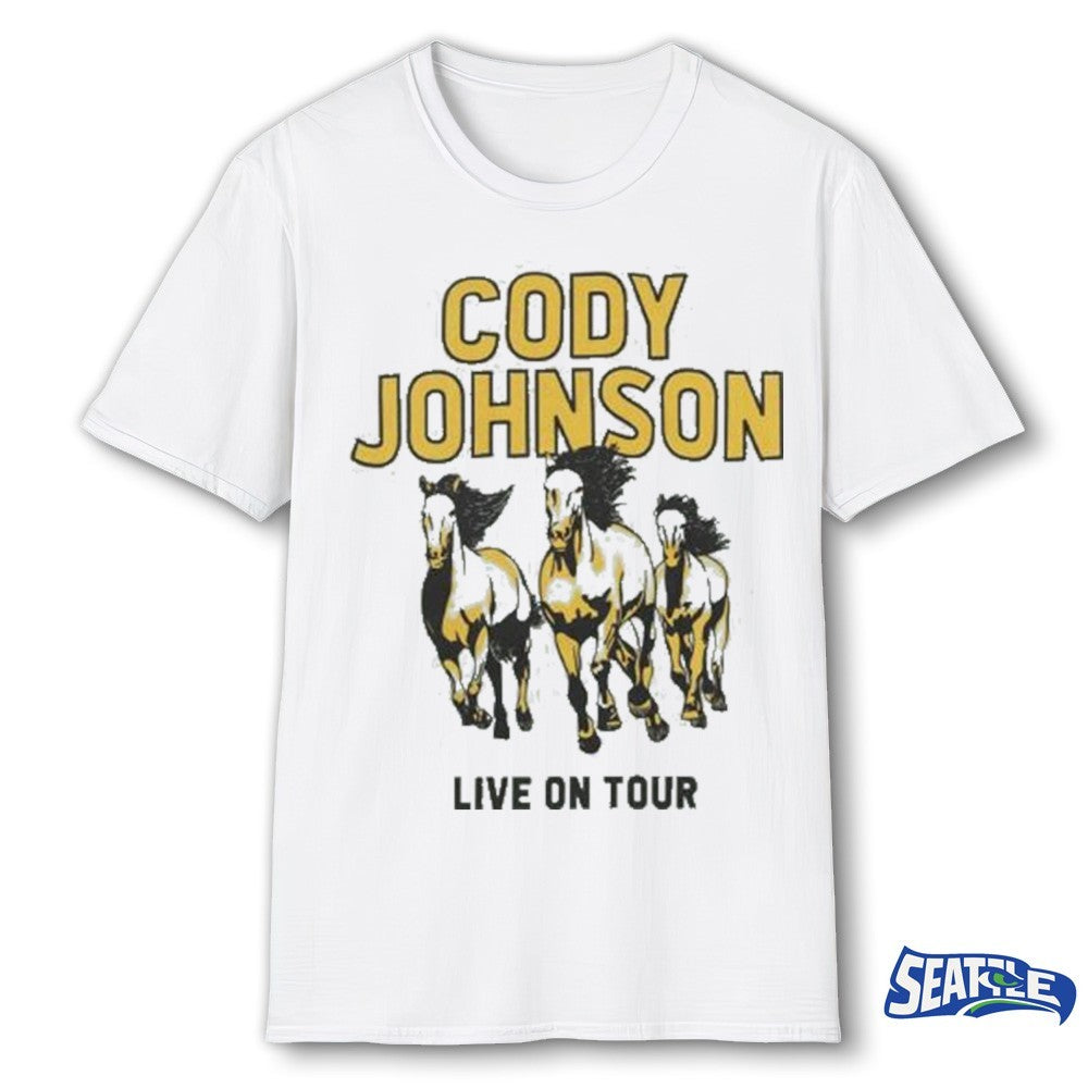 Cody Johnson Merch Horses 2026 Tour shirt