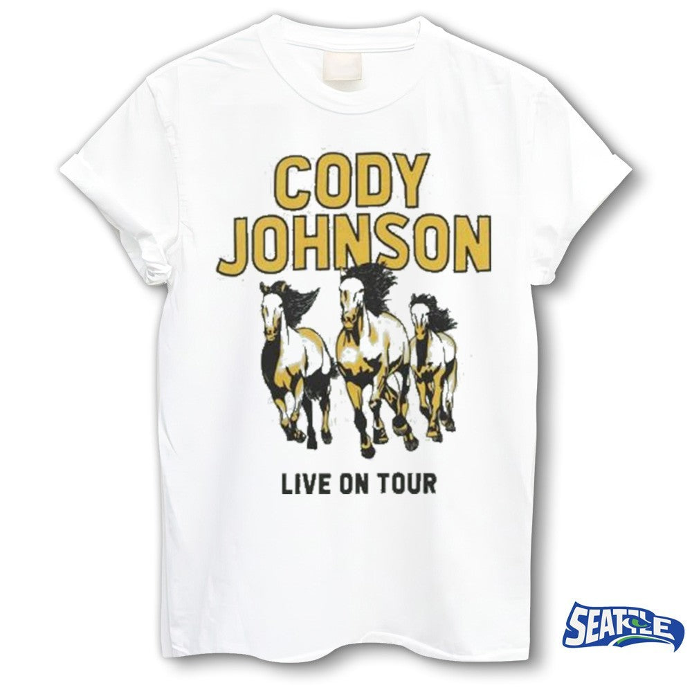 Cody Johnson Merch Horses 2026 Tour shirt