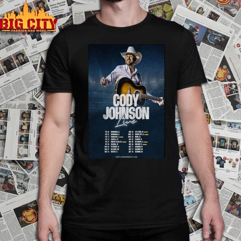 Cody Johnson New Tour 2026 Poster shirt