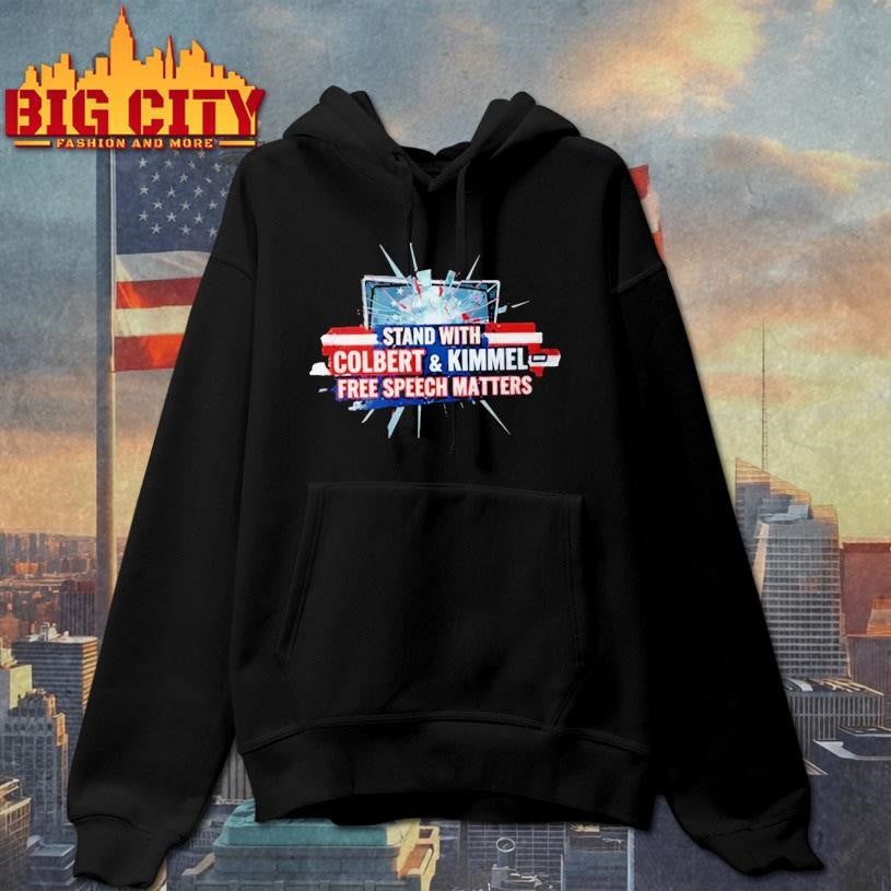 Colbert Jimmy Kimmel Free Speech Shirt