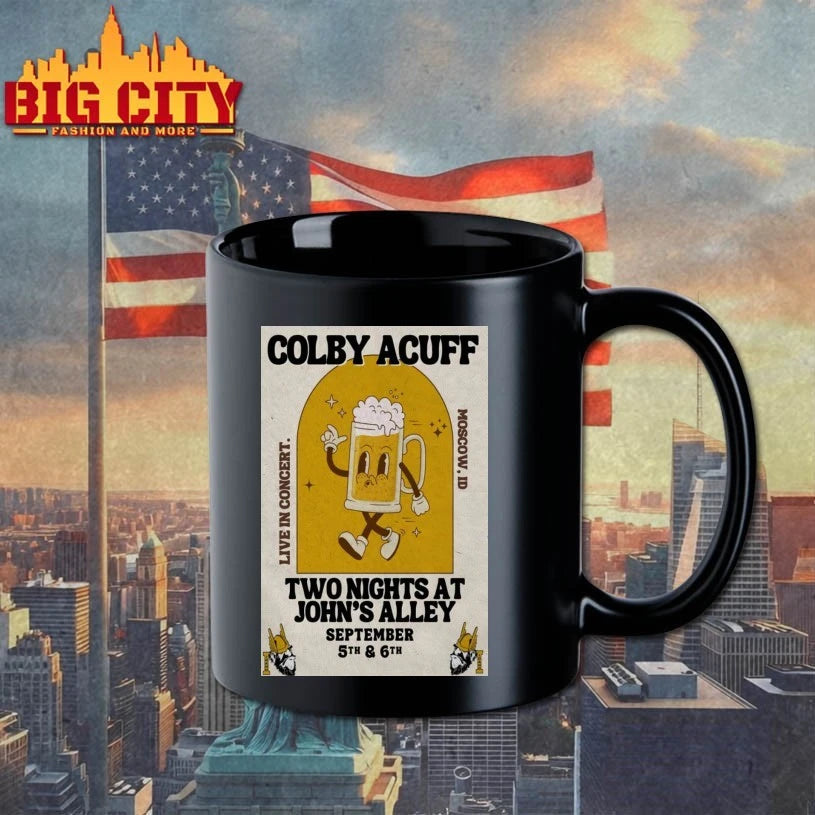 Colby Acuff 2025 Moscow, ID Tour Poster Shirt