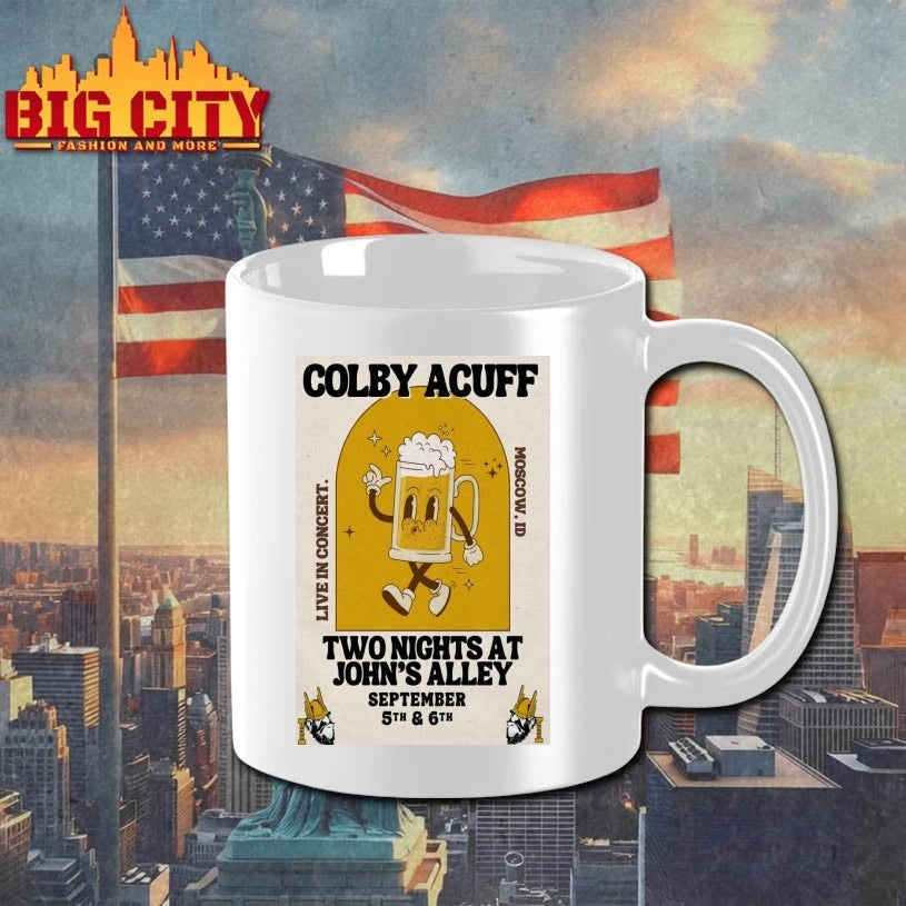 Colby Acuff Sep 5 &amp; 6, 2025 John’s Alley Tavern. Moscow, ID Poster Shirt