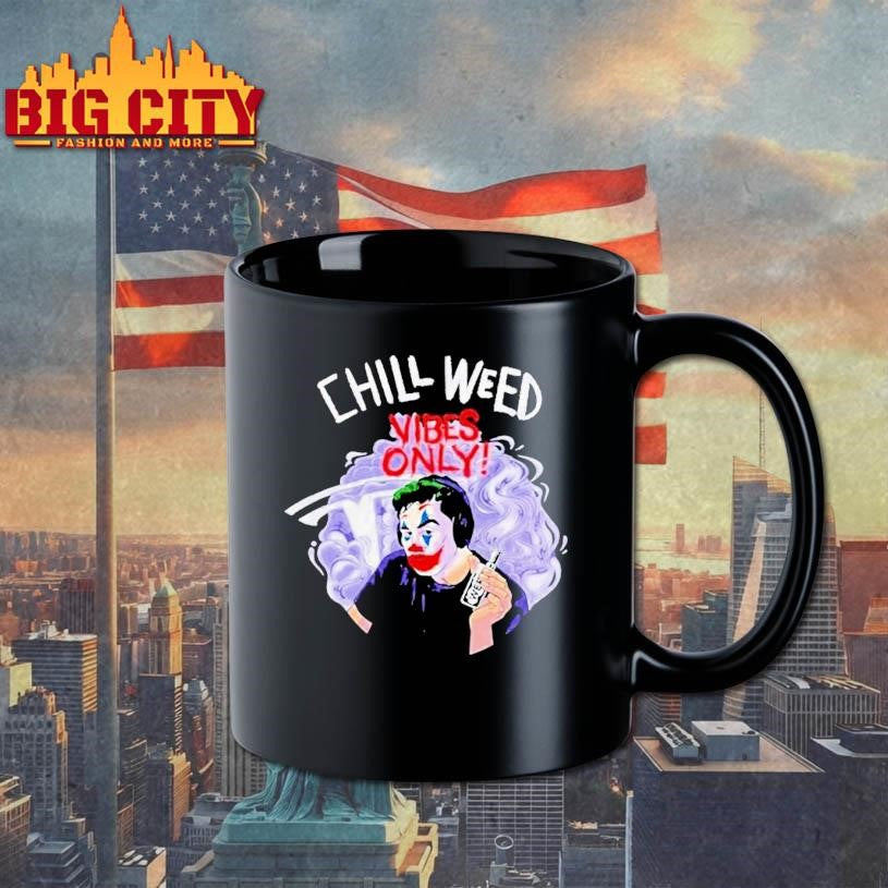 Cold Ones Chill Weed Joker Tesla Shirt