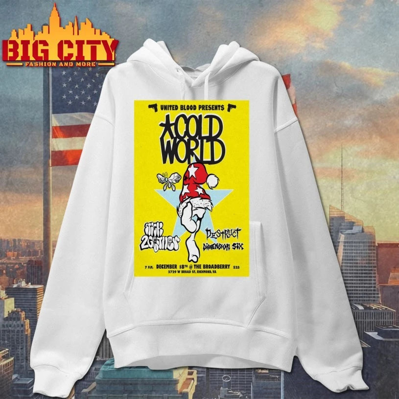 Cold World The Broadberry Richmond Dec 18 2025 Poster shirts