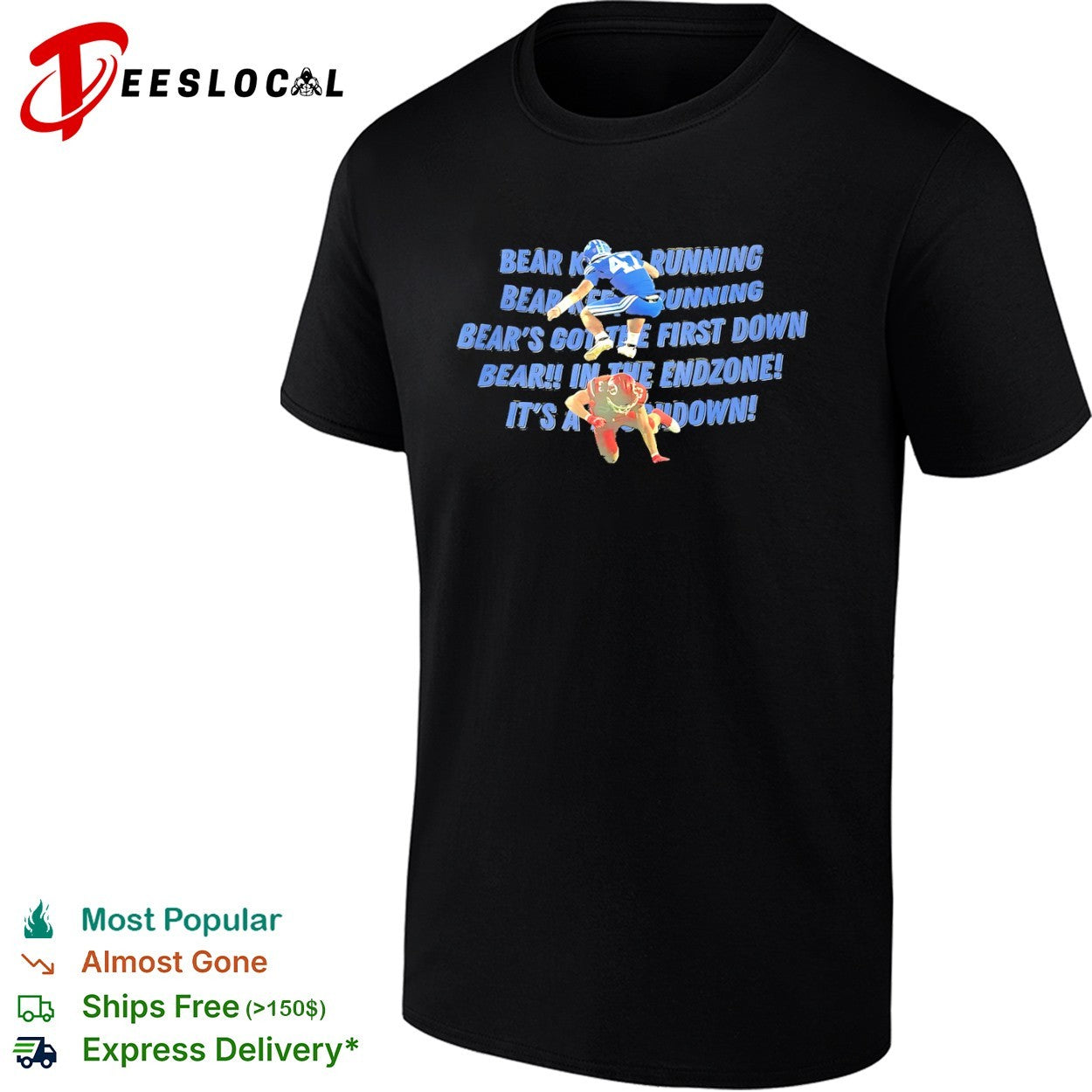 Cole Bishop Utah Utes Bear Keeps Running Bear in the endzone its a touchdown shirt