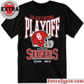 College Football Playoff 2025-26 Oklahoma Playoff Bound Helmet And Logo Shirt