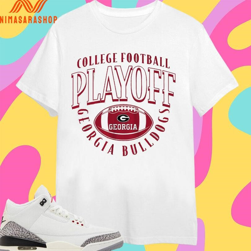 College Football Playoff Georgia Bulldogs Football 2025 Curve Shirts