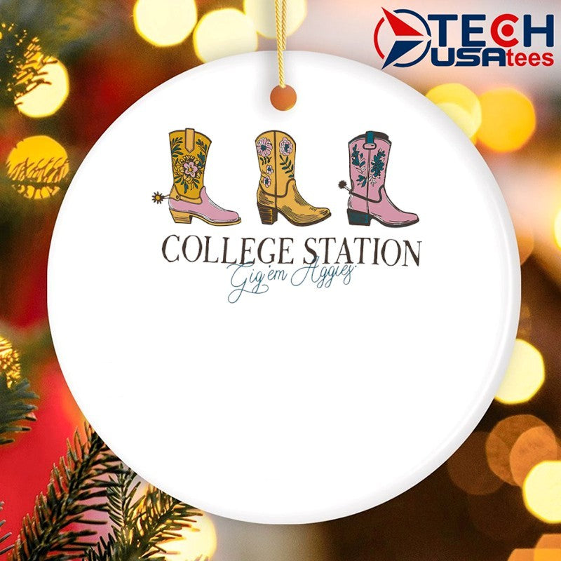 College Station Gig ‘Em Aggies Boots shirt