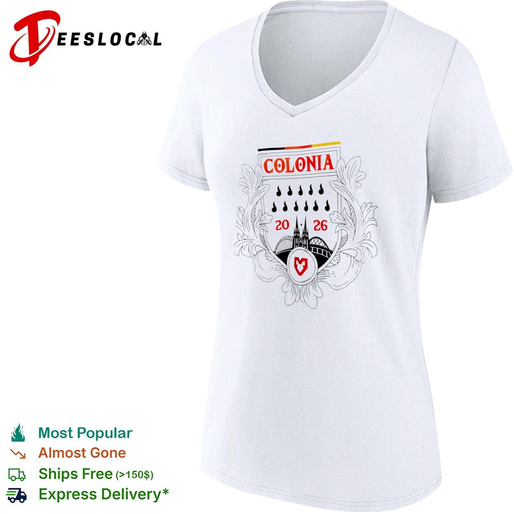 Colonia Germany crest 2026 city skyline shirt