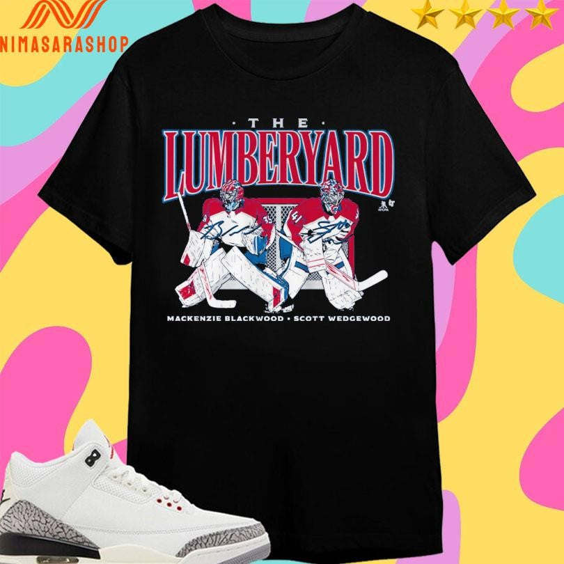 Colorado Avalanche Scott Wedgewood And Mackenzie Blackwood The Lumberyard Shirts