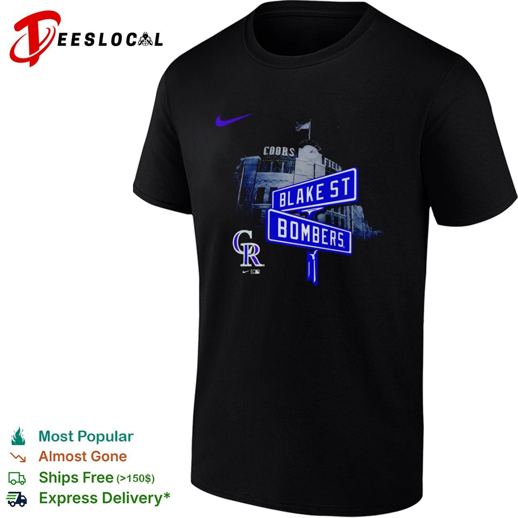 Colorado Rockies Blake St Bombers Coors Field MLB Team Logo shirt