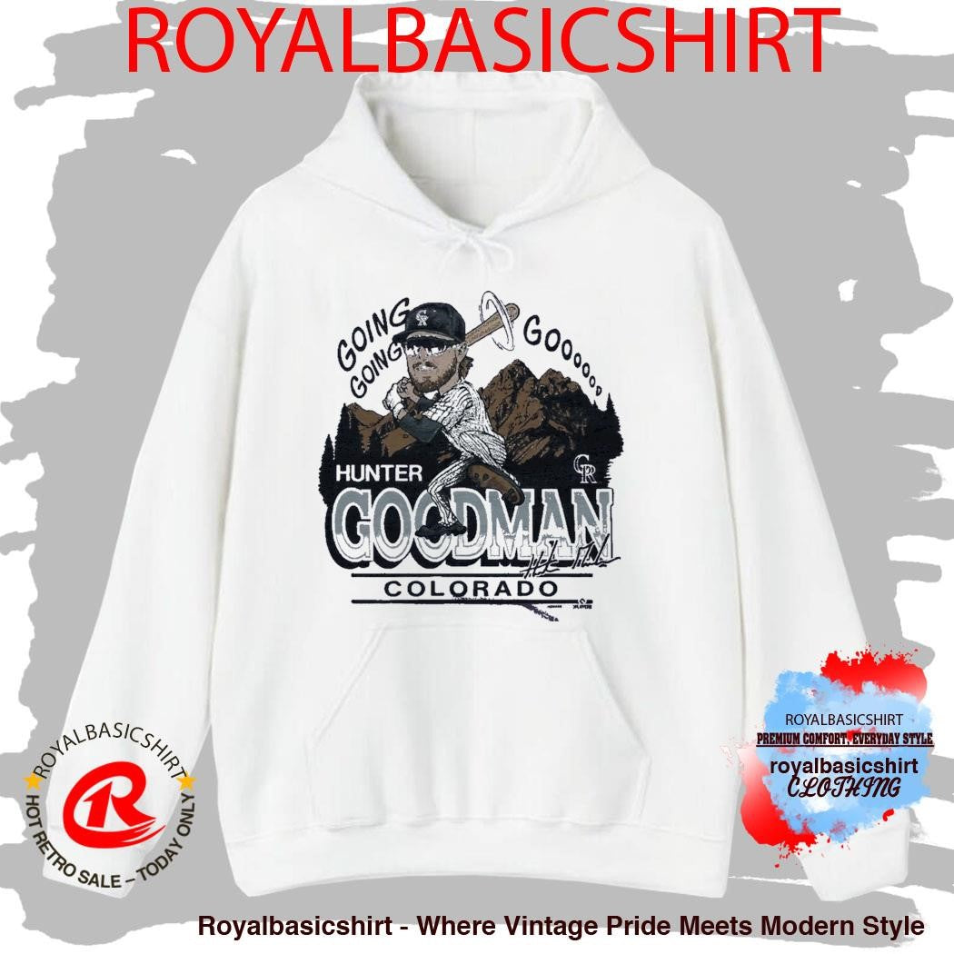 Colorado Rockies Hunter Goodman Signature Shirt