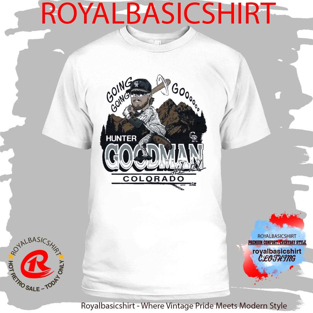 Colorado Rockies Hunter Goodman Signature Shirt