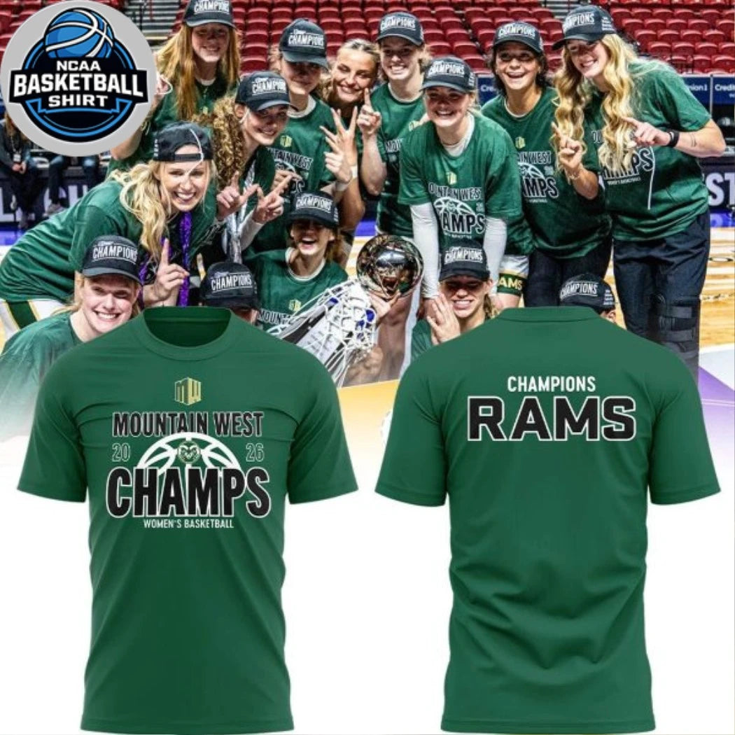 Colorado State Rams Mountain West Big Sky 2026 Champions Hoodie T-Shirt