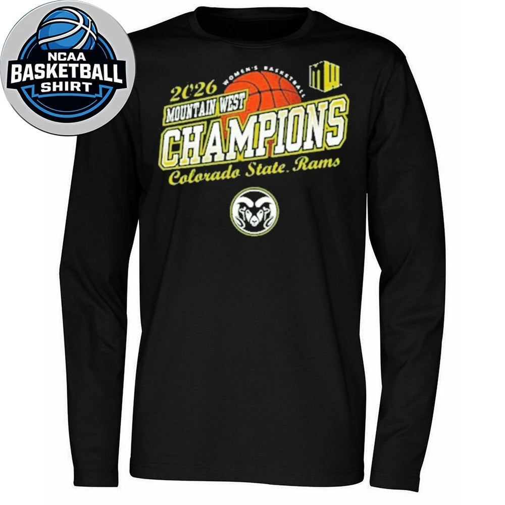 Colorado State Rams Women’s Basketball Champions 2026 Mountain West Tournament Logo Shirt