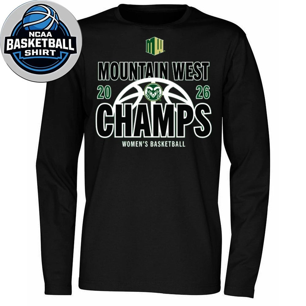 Colorado State Women’s Basketball Champions Logo T-Shirt