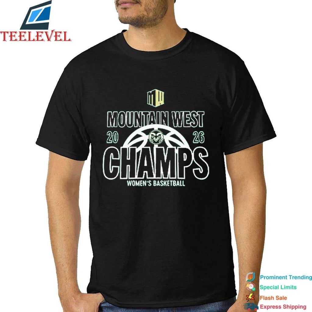 Colorado State Women’s Basketball Mountain West Conference Tournament 2026 Champions Shirts
