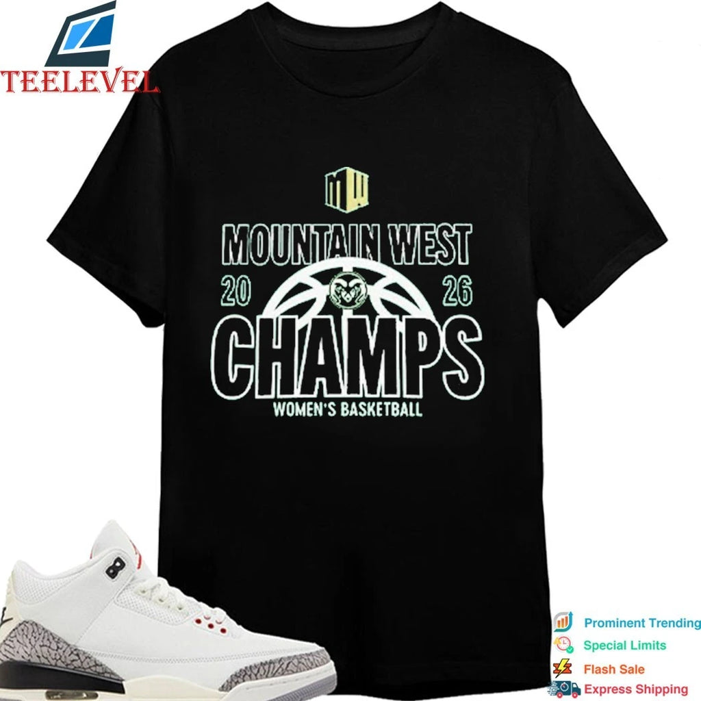 Colorado State Women’s Basketball Mountain West Conference Tournament 2026 Champions Shirts